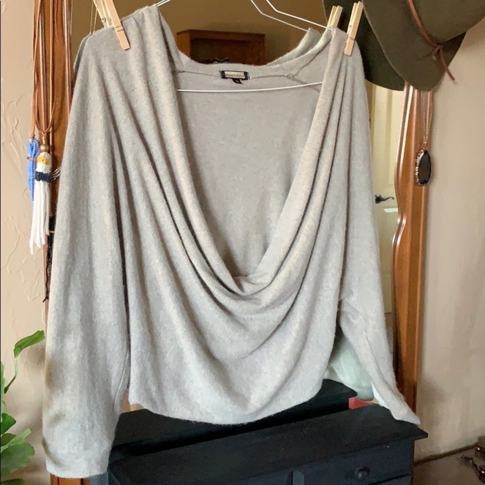 Rozae Nichols Draped Layering Sweater